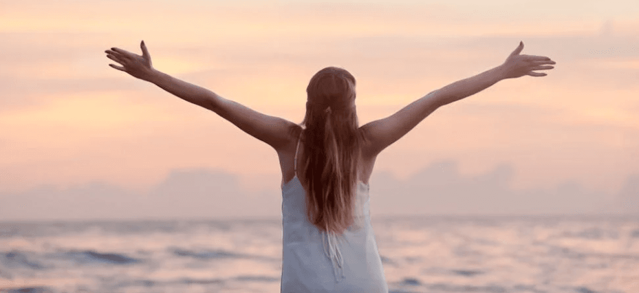 woman happy