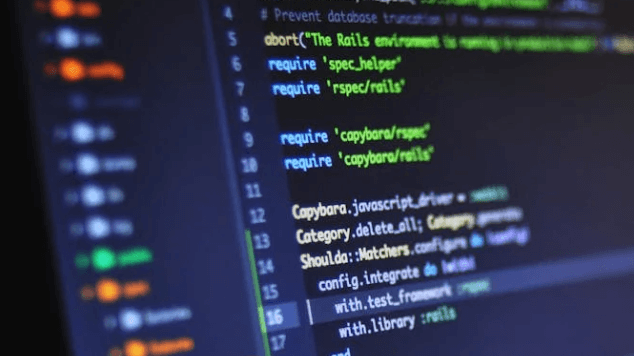 computer screen of developer showing programming code