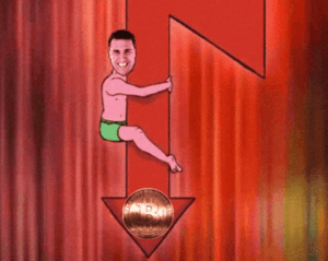 Crypto going down meme